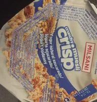 Mängden socker i Crunchy muesly crisp