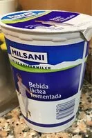 Mängden socker i Bebida láctea fermentada