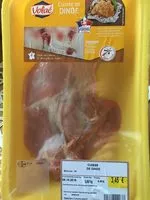 Mängden socker i Cuisse de dinde