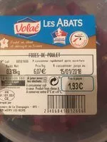 Mängden socker i Foie de volaille 