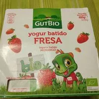 Mängden socker i Yogur batido fresa/morango y platano/banana