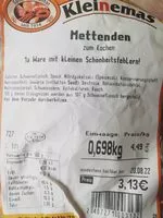 Mängden socker i Mettenden zum Kochen