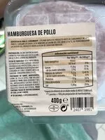Mängden socker i Hamburguesa de pollo