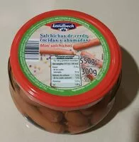 Mängden socker i Salchichas de cerdo cocidas y ahumadas