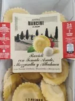 Mängden socker i Ravioli con tomate Asado, mozzarella y albahaca