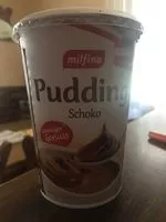 Mängden socker i Pudding Schoko
