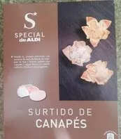 Mängden socker i Surtido de canapés