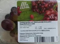 Mängden socker i Magnélküli piros szőlő