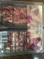 Mängden socker i Jamón Curado en cintas
