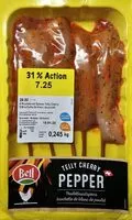 Mängden socker i Pouletbrustspiess Telly Cherry