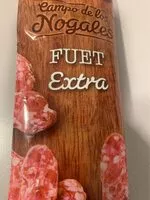 Mängden socker i Fuet Extra Campo de los Nogales