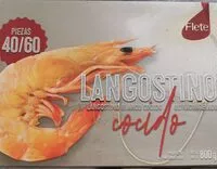 Mängden socker i langostino blanco cocido ultracongelado