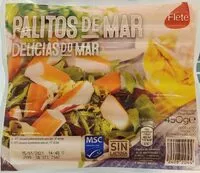 Mängden socker i Delicias de mar flete