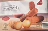 Mängden socker i Bastoncillos de mozzarella con salsa picante