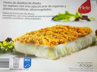 Mängden socker i Abadejo de Alaska finas hierbas