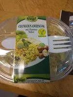 Mängden socker i Couscous oriental mit Hummus Natur