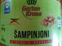 Mängden socker i Šampinjoni v kisu s feferoni