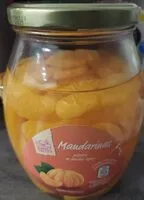Mängden socker i Mandarinas peladas en almíbar ligero