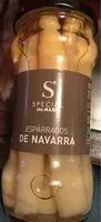 Mängden socker i Esparragos de Navarra
