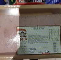 Mängden socker i Terrine de foie