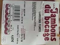 Mängden socker i Lardons fumés