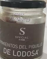 Mängden socker i Pimientos del Piquillo de Lodosa