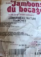 Mängden socker i Jambonneau Nature tranches