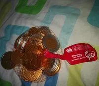 Mängden socker i Monedas de chocolate con leche