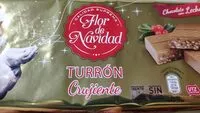 Mängden socker i Turrón crujiente de chocolate