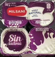 Mängden socker i Yogurt Natural Sin Lavtosa