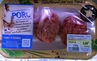 Mängden socker i 3 cervelles de porc