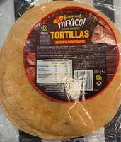 Mängden socker i Tortillas de trigo con tomate