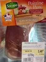 Mängden socker i Poitrine de porc