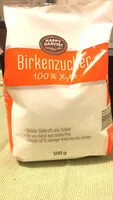 Mängden socker i Xilit 100%