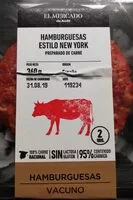 Mängden socker i Hamburguesa estilo New York