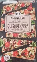 Mängden socker i Pizza Masa crujiente No.4 - Queso de cabra