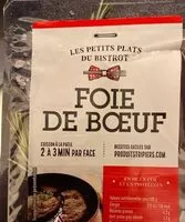 Mängden socker i Foie de bœuf