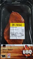 Mängden socker i Rinds Hohrückensteak