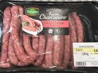 Mängden socker i 30 chipolatas superieures façon charcutiere