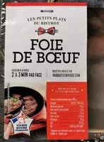 Mängden socker i Foie de bœuf