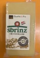 Mängden socker i Sbrinz