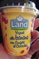 Mängden socker i Yogurt banana con confetti al cioccolato
