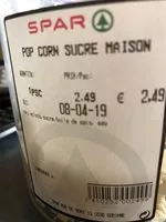 Mängden socker i Pop corn