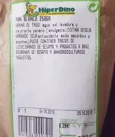 Mängden socker i Pain blanc