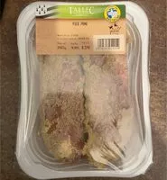 Mängden socker i Pied pane