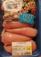 Mängden socker i Filet de poulet