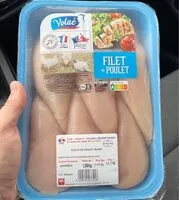 Mängden socker i Filet de poulet