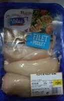 Mängden socker i Filet de poulet