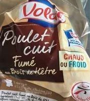 Mängden socker i Poulet cuit fumé au bois de hêtre