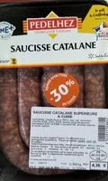 Mängden socker i Saucisse catalane